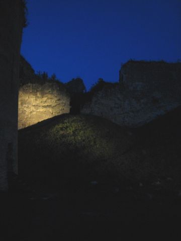 Les ruines de l'extrieur