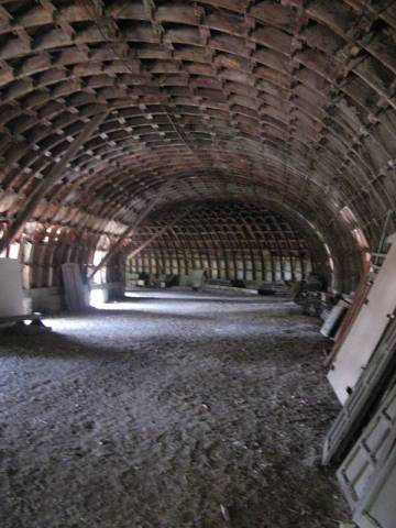 Les combles de la caserne Rochambeau
