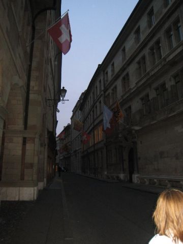 Drapeaux de la vielle ville