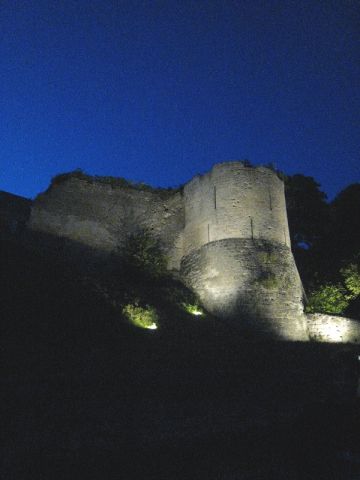 Les ruines de l'extrieur