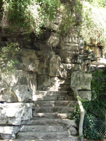 Escalier prs du Trocadro