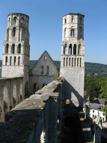Abbaye vue de la tour du choeur