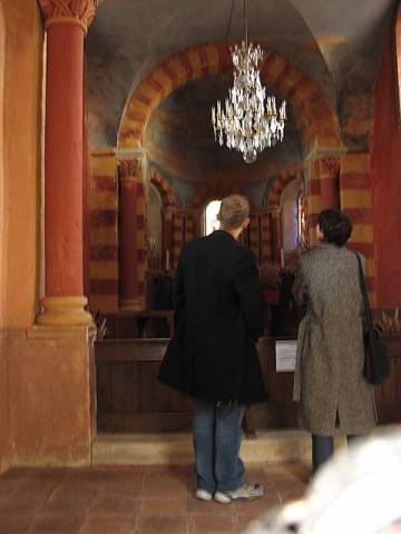 Chateau d'Aulteribe, intrieure de la chapelle