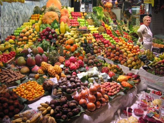 March de fruits, exotiques
